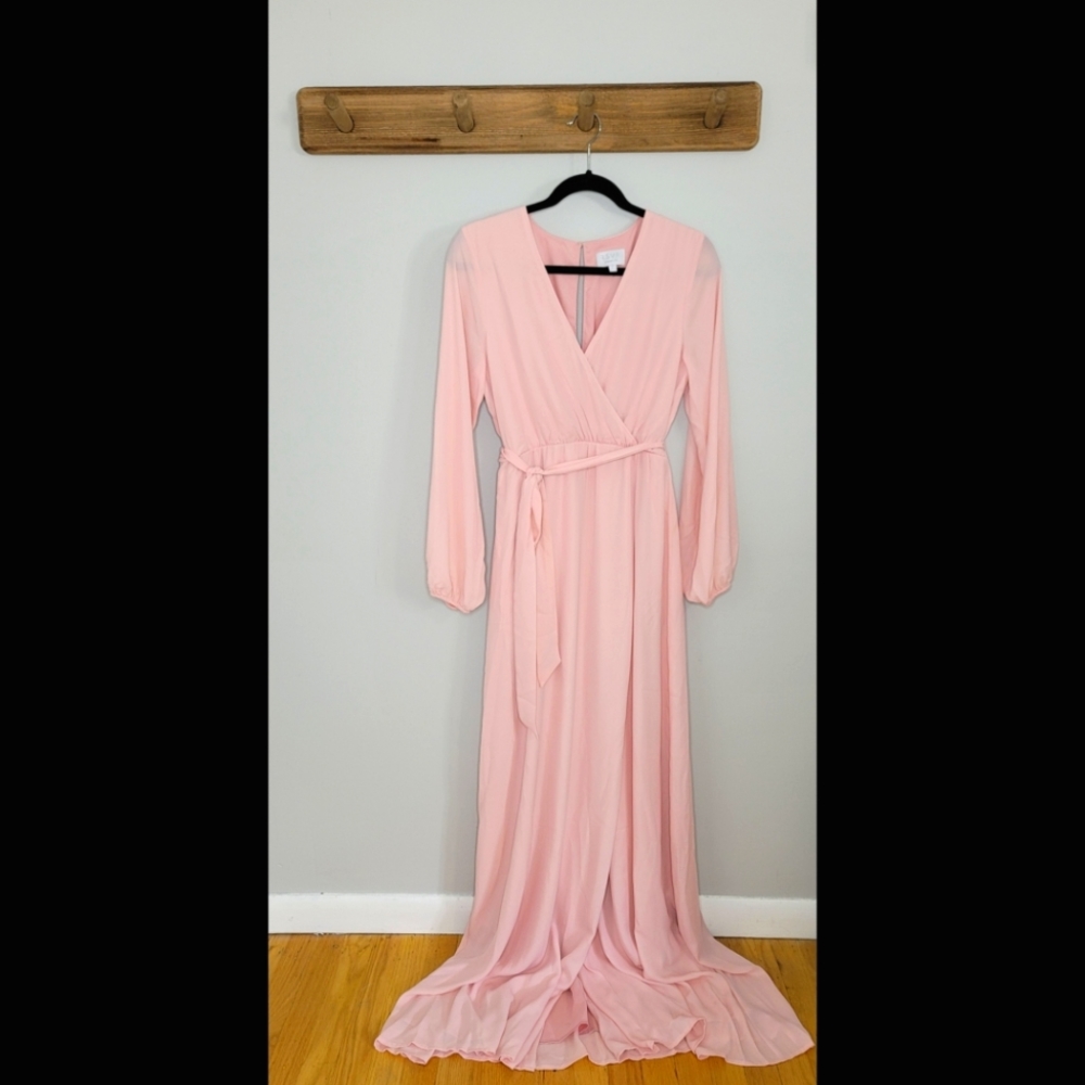 Pink Maternity Dress